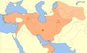 الدولة السلجوقية في أوج اتساعها عام 1092م 